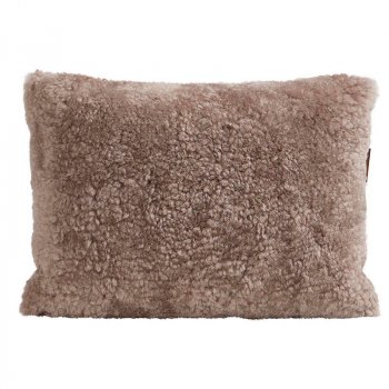 Shepherd lammeskindspude 40x30cm - stone