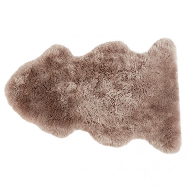 Shepherd luxus lammeskind langhret 100x60 cm - Mushroom