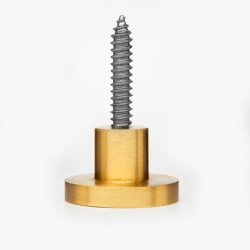 Skjalm P knage &amp; greb - messing mat