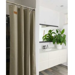 Badeforhng luxus 200x150 cm - Sand