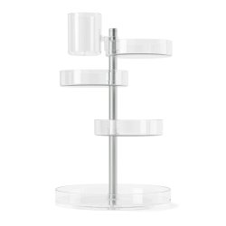 Organizer pirouette - clear/chrome