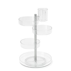 Organizer pirouette - clear/chrome