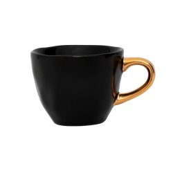 Urban Nature Culture espressokop med guldkant - black