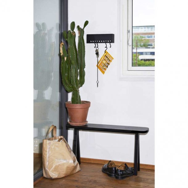 Nomess 2-Dot Bench Round Edge - black/black