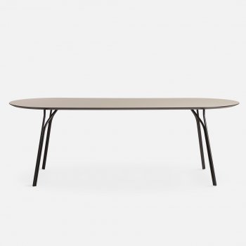 Woud Tree spisebord 220 cm - beige/sort