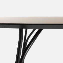 Woud Tree spisebord 220 cm - beige/sort