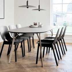 Woud Tree spisebord 220 cm - beige/sort