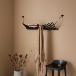 Woud Knaegt knagerkke - black/black leather