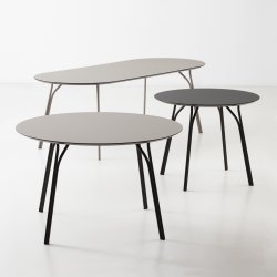 Woud Tree spisebord 220 cm - beige/sort