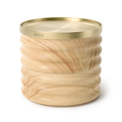 Tesora smykkebox med 2 rum - messing/tr