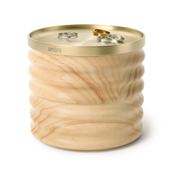 Tesora smykkebox med 2 rum - messing/tr