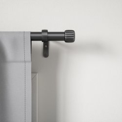 Gardinstang Cleo justrbar 92-168 cm - mat black
