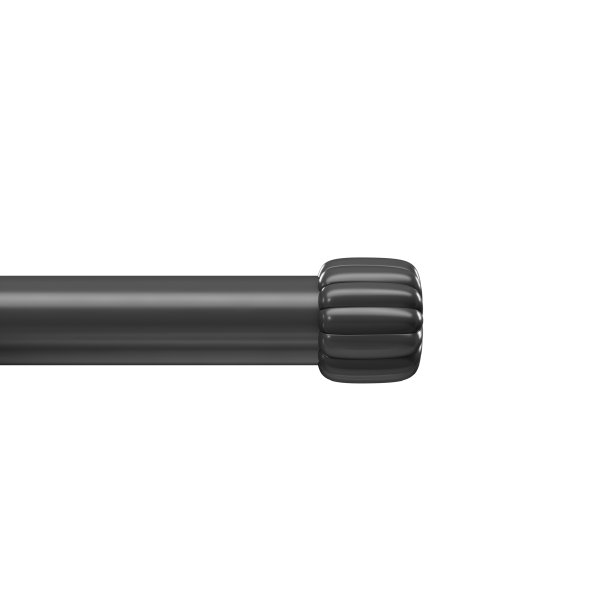 Gardinstang Cleo justrbar 168-308 cm - mat black