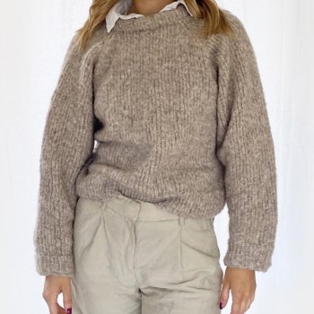 Coffee Beanies Ida sweater - sandy