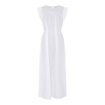 Frau Stockholm long dress - Bright White