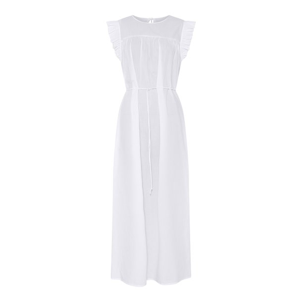 Frau Stockholm long dress - Bright White