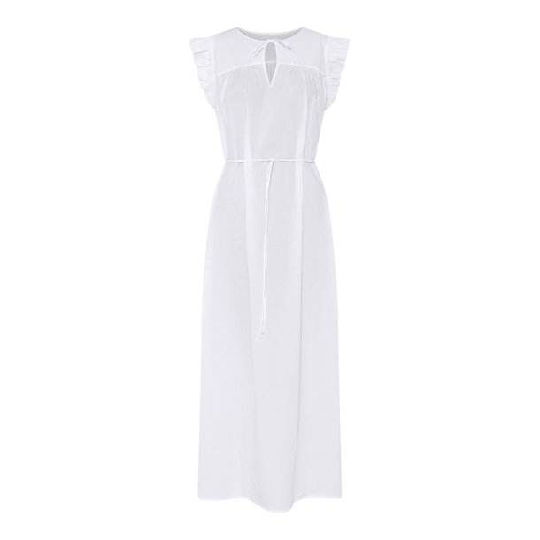 Frau Stockholm long dress - Bright White