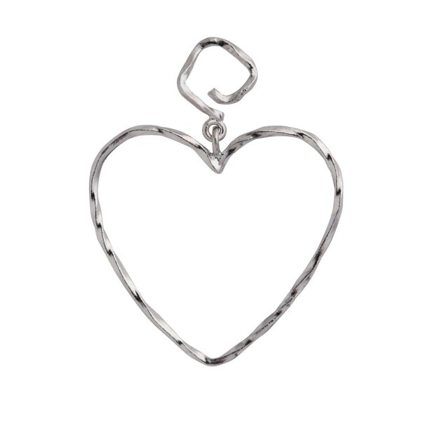 Stine A lang rering - Funky Heart silver