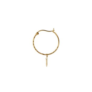 Stine A �rering - Flow Creol with hammered pendant - single