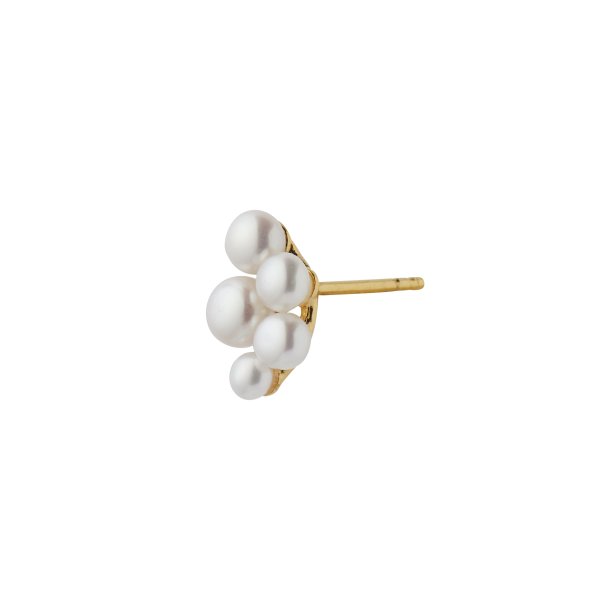 Stine A rering gold - Bloom Pearl Berriers single