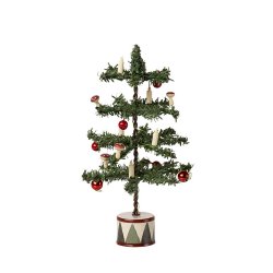 Maileg miniature juletr med lys - grn