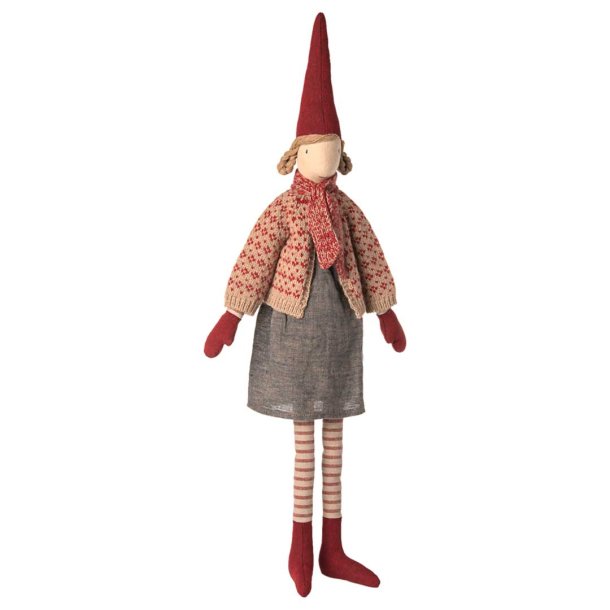 Maileg nisse pige strrelse 4 - hjde 60cm