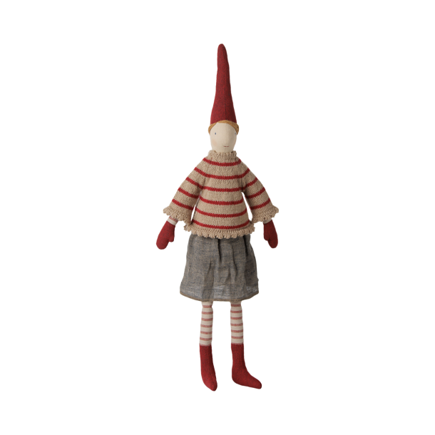 Maileg nisse pige st�rrelse 3 - h�jde 51cm