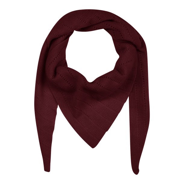 Frau cashmere trklde Doha large - Red mahogany