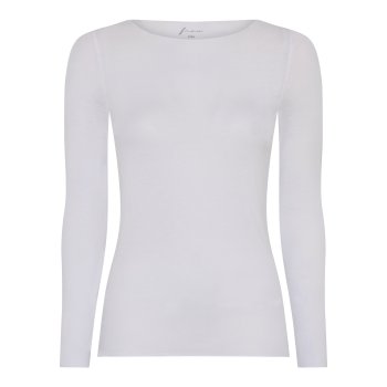 Frau Lima cashmere bluse boatneck - Bright white