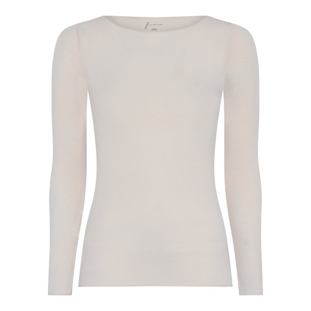 Frau Lima cashmere bluse boatneck - Soft pink