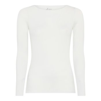 lima frau lang�rmet bluse hvid creme