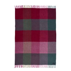 Klippan plaid Gotland 200 x 130 cm - Check pink