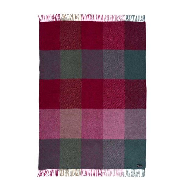 Klippan plaid Gotland 200 x 130 cm - Check pink