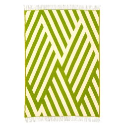 Klippan plaid Maxjenny Tangent 130 x 200 cm - pea/cream