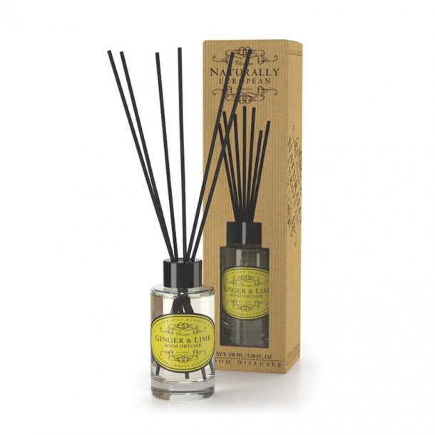 Duftpinde diffuser Naturraly - Ginger &amp; Lime