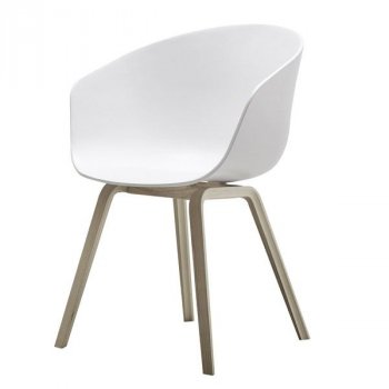 HAY About A Chair - white/oak