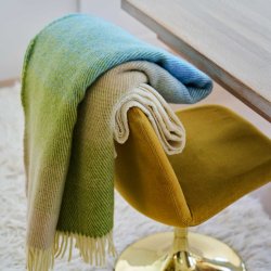 Klippan plaid Maxjenny Aurora 130 x 200 cm - greenish blue