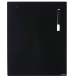Chat-board magnetisk glastavle - Black