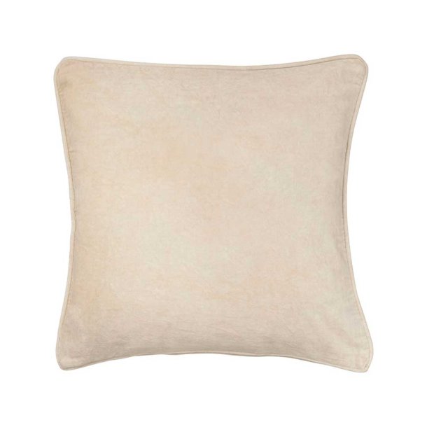 Pudebetrk velour 50x50 cm - Velvet Vanilla 
