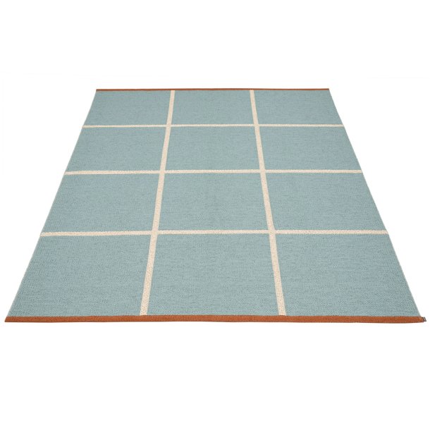 Pappelina Criss lber med vvet kant - haze/cream/rust