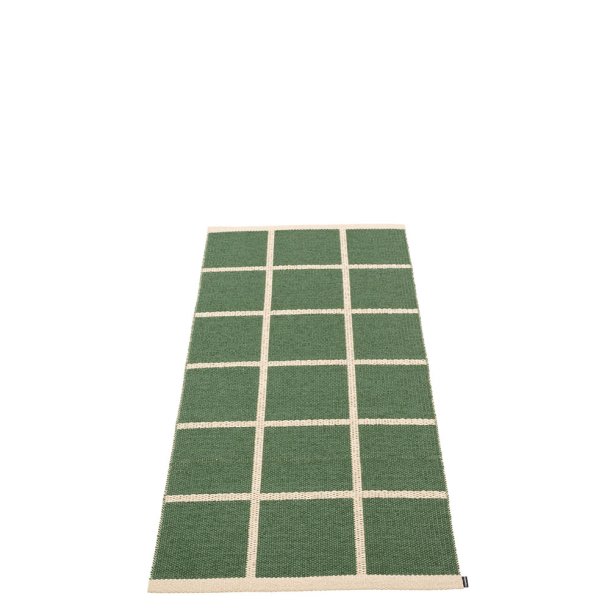 Pappelina Criss lber med vvet kant - leaf/cream/cream