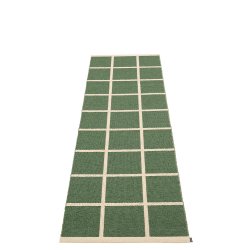 Pappelina Criss lber med vvet kant - leaf/cream/cream