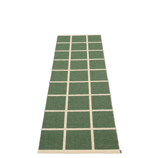 Pappelina Criss lber med vvet kant - leaf/cream/cream