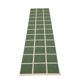 Pappelina Criss lber med vvet kant - leaf/cream/cream