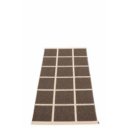 Pappelina Criss lber med vvet kant - dark brown/cream/cream