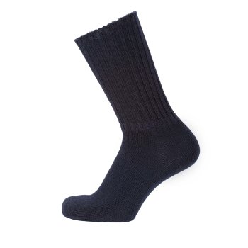 Cai uldstrmper i bld og varm uld - deep sea blue