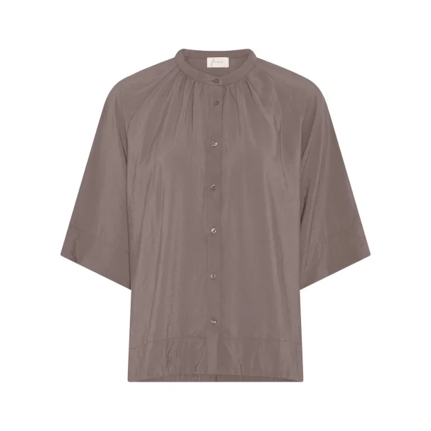 Frau Dubai skjorte viscose - morel