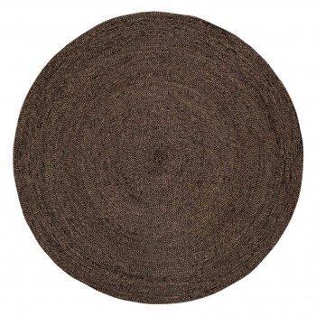 Dixie Ella 125 cm gulvtppe - sort