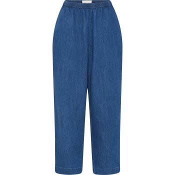 Frau Melbourne denim long pants - clear blue denim