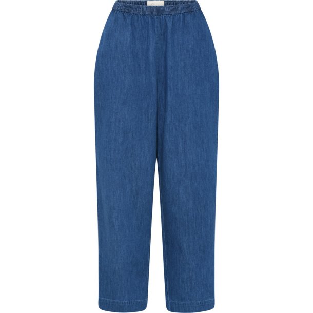 Frau Melbourne denim long pants - clear blue denim